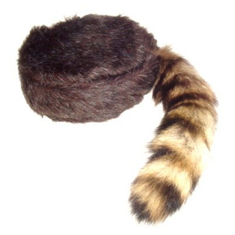 DAN'L Boone Coonskin Cap - Brown Kids